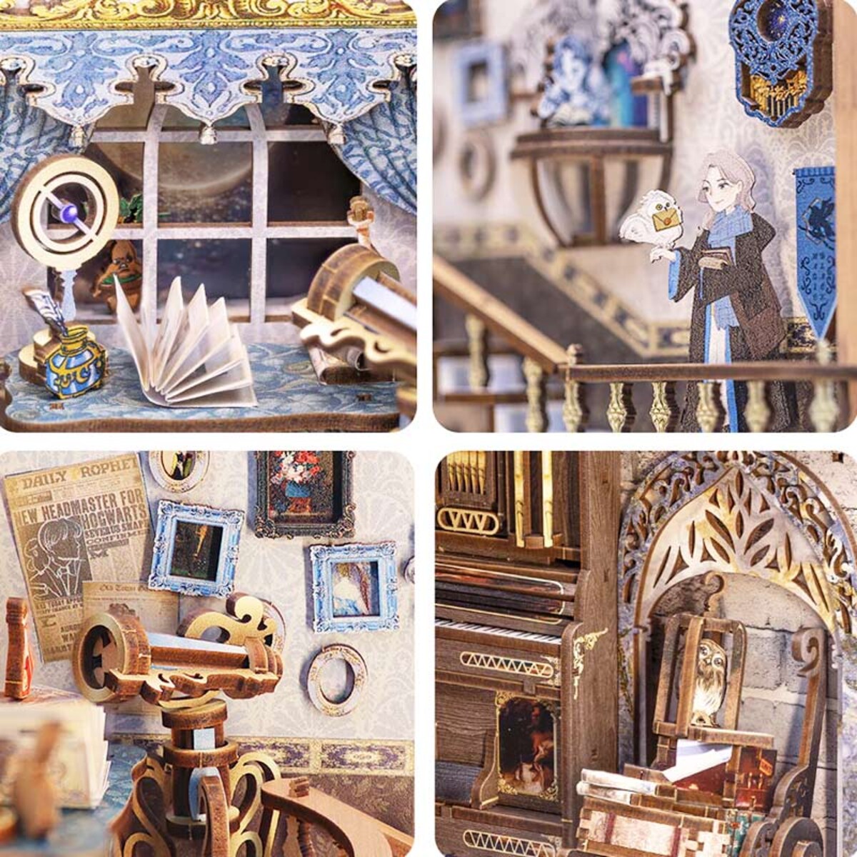 Miniaturowy domek Book Nook - Pracownia alchemika - CuteBee