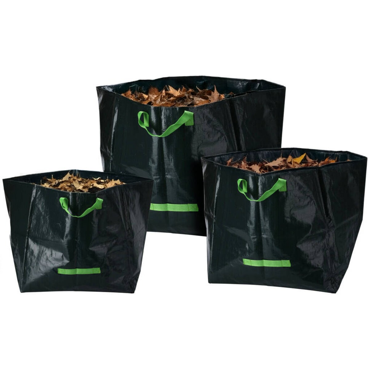 Zestaw toreb ogrodowych z wytrzymałego tworzywa, 3 szt.