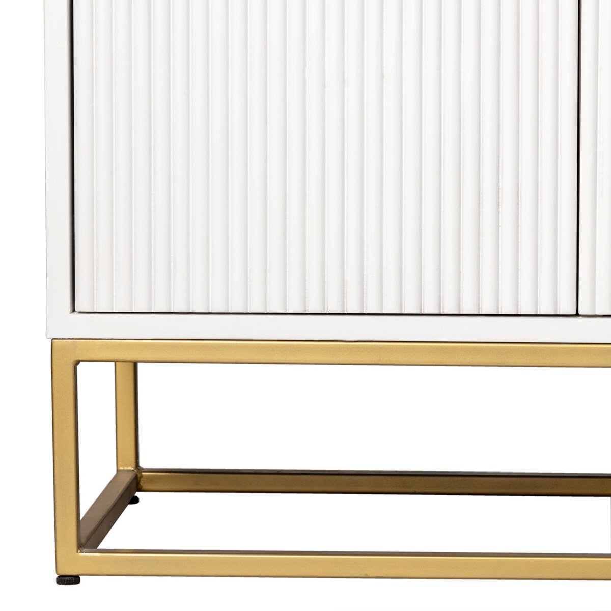 Komoda Wavy white, 130,5 x 45 x 61 cm