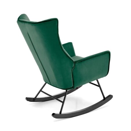 Fotel bujany BAZALTO VELVET zielony