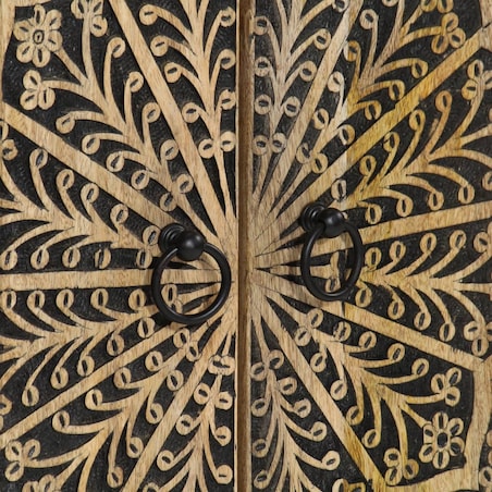 vidaXL Komoda, 60x33x100 cm, lite drewno mango