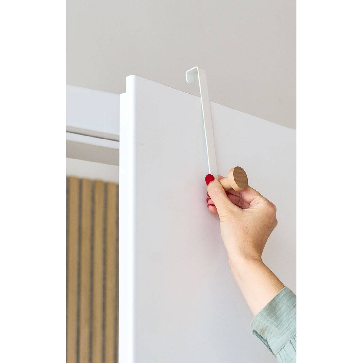 Metalowe wieszaki na drzwi, 2 szt.