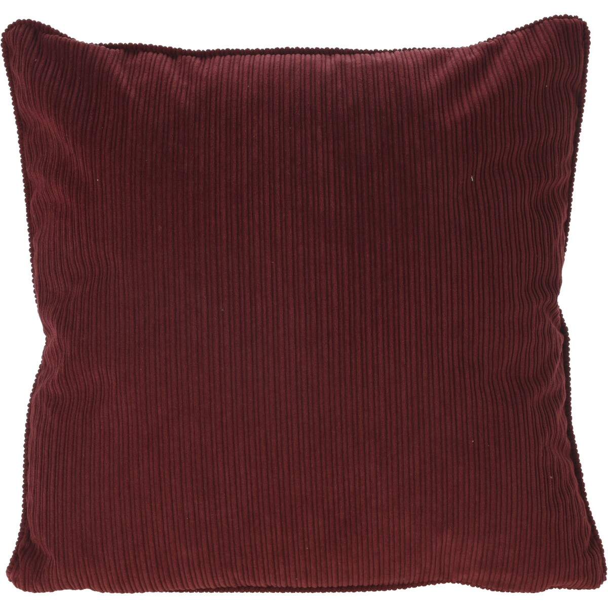 Poduszka dekoracyjna sztruksowa z lamówką, 40 x 40 cm