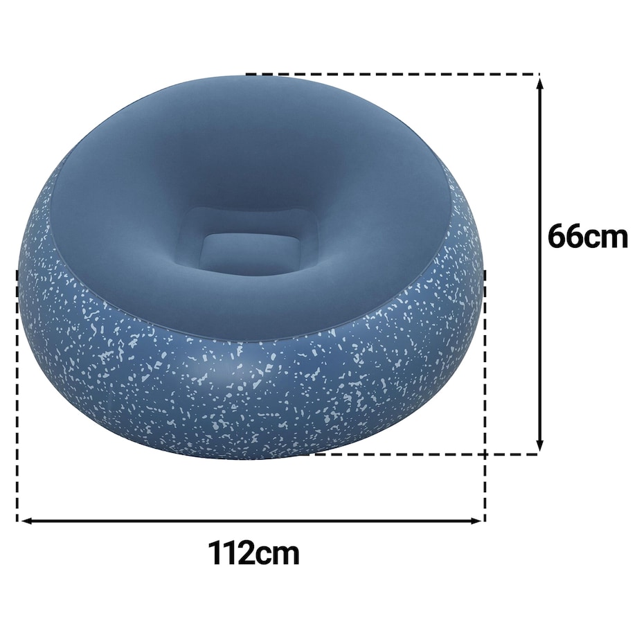 Fotel dmuchany Bestway 75154 dmuchany puf materac do siedzenia 112x112 cm