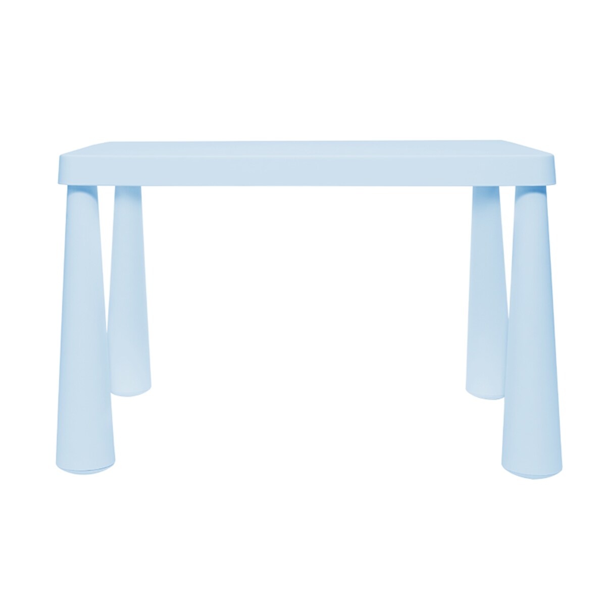 Stolik dla dzieci plastikowy niebieski stabilny stoliczek