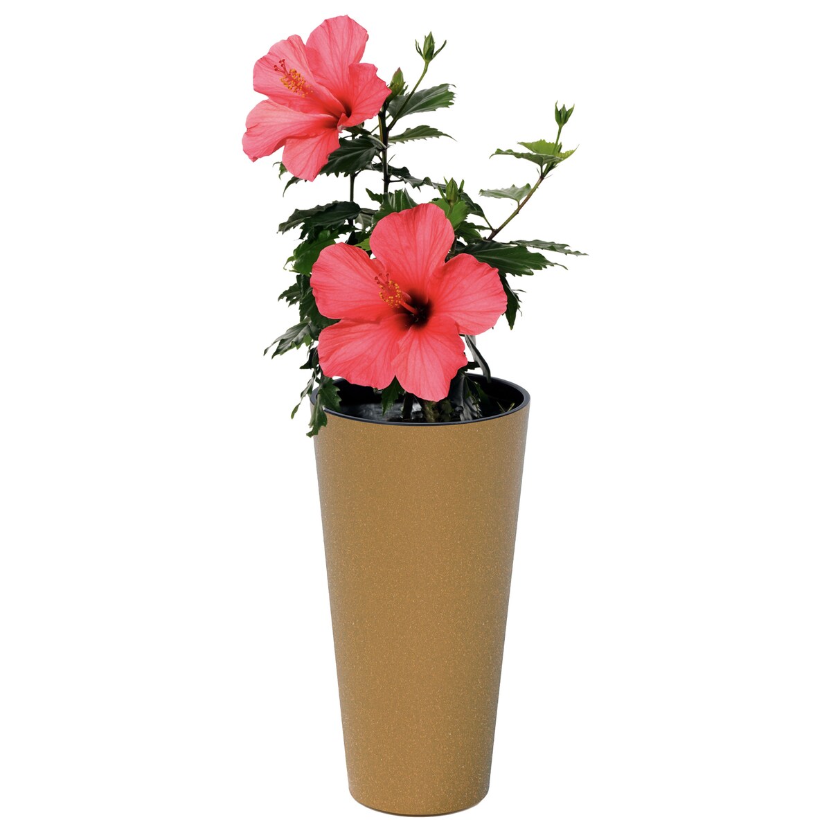 Donica Doniczka Ogrodowa 25 Cm Na Taras Do Ogrodu Domu Eco Wood Brązowa