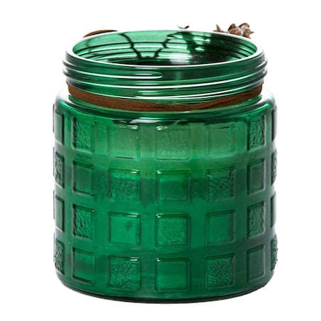 Świeczka Zapachowa Świeca Świąteczna Zapach Drzewny Dekoracja Zielona