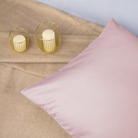 Poszewka satynowa 40x40 kolor Róż