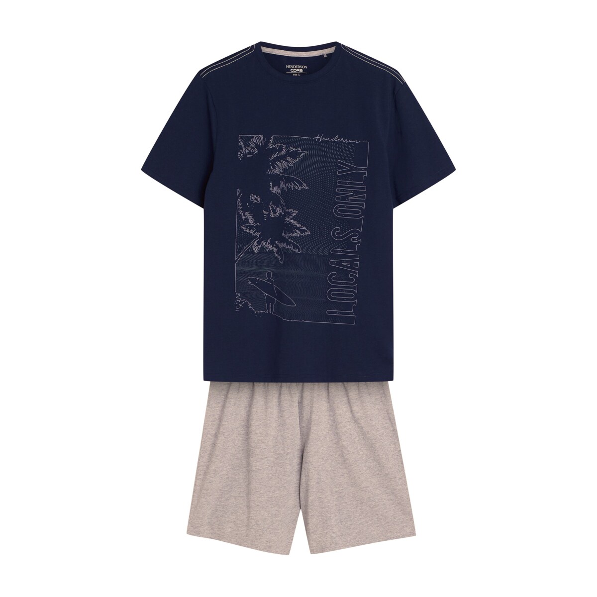 Piżama Surf 42598-59X Granatowy, XXL