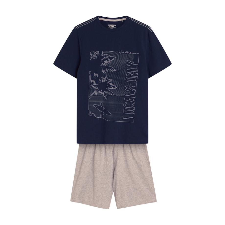 Piżama Surf 42598-59X Granatowy, XXL