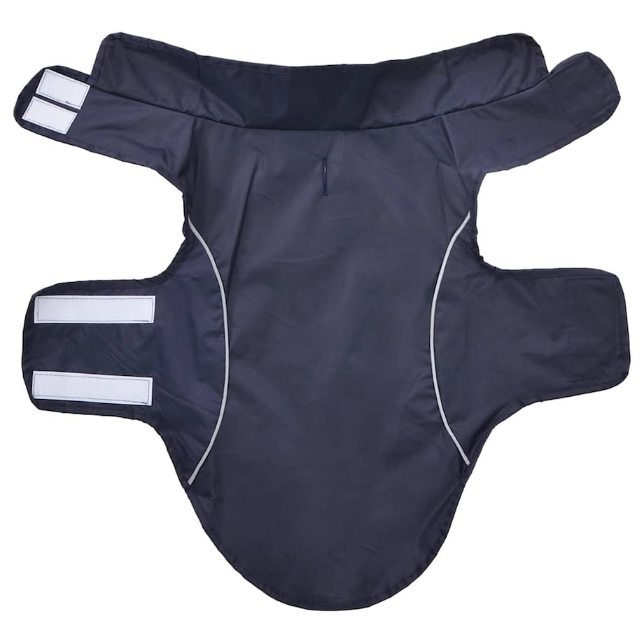 vidaXL Płaszcz przeciwdeszczowy dla psa z odblaskowymi paskami