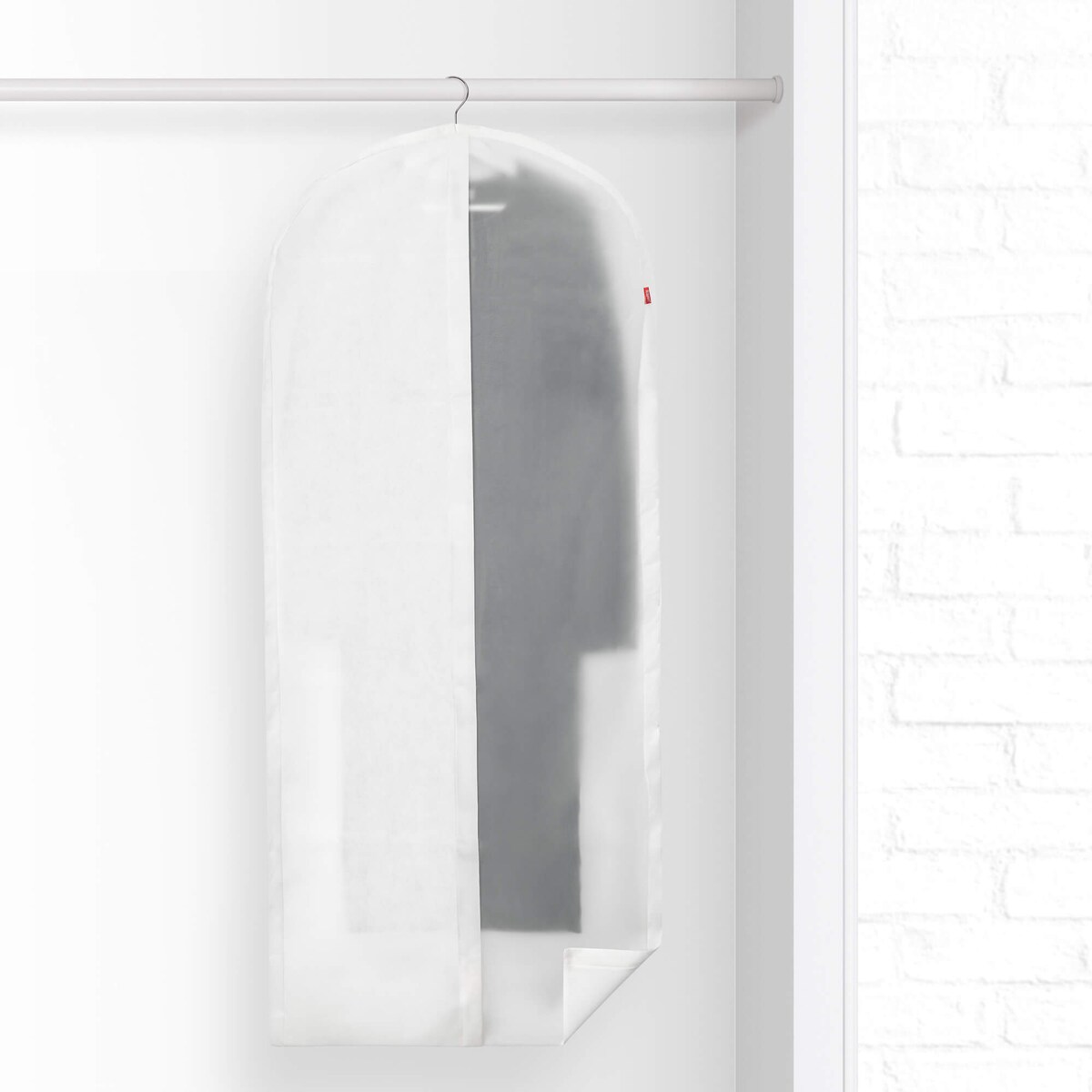 Pokrowiec na odzież z dyskiem na mole Rayen - 150 x 60 cm