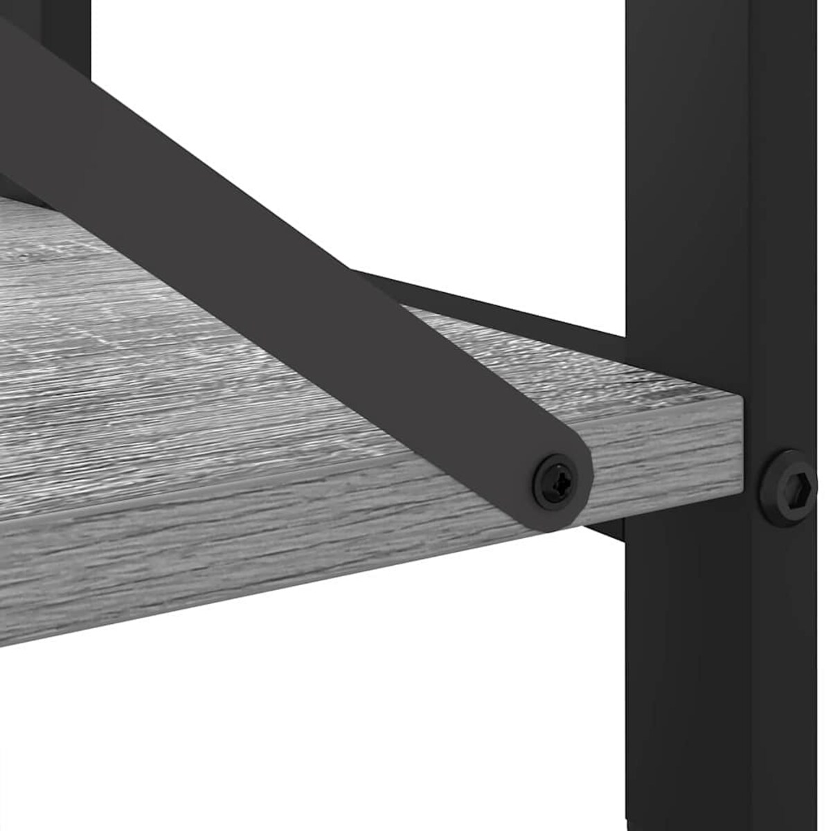 vidaXL Półka na książki Szary dąb sonoma 40 x 30 x 48.5 cm