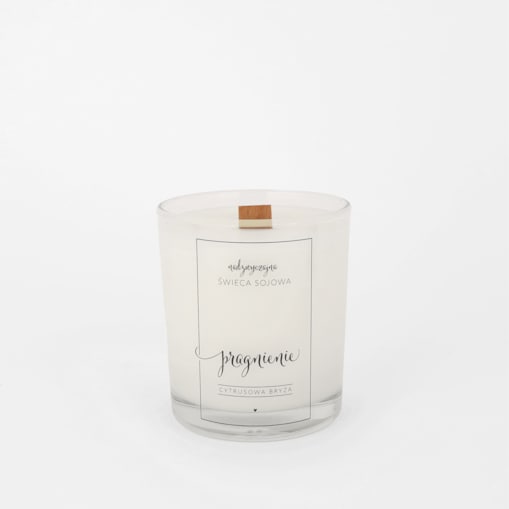 Świeca sojowa w szklance 180 ml - Pragnienie CYTRUSOWA BRYZA