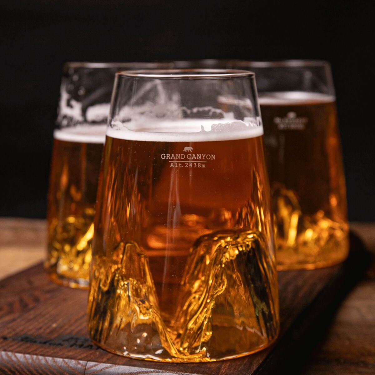 Szklanka Long Drink - Topographic - Grand Canyon