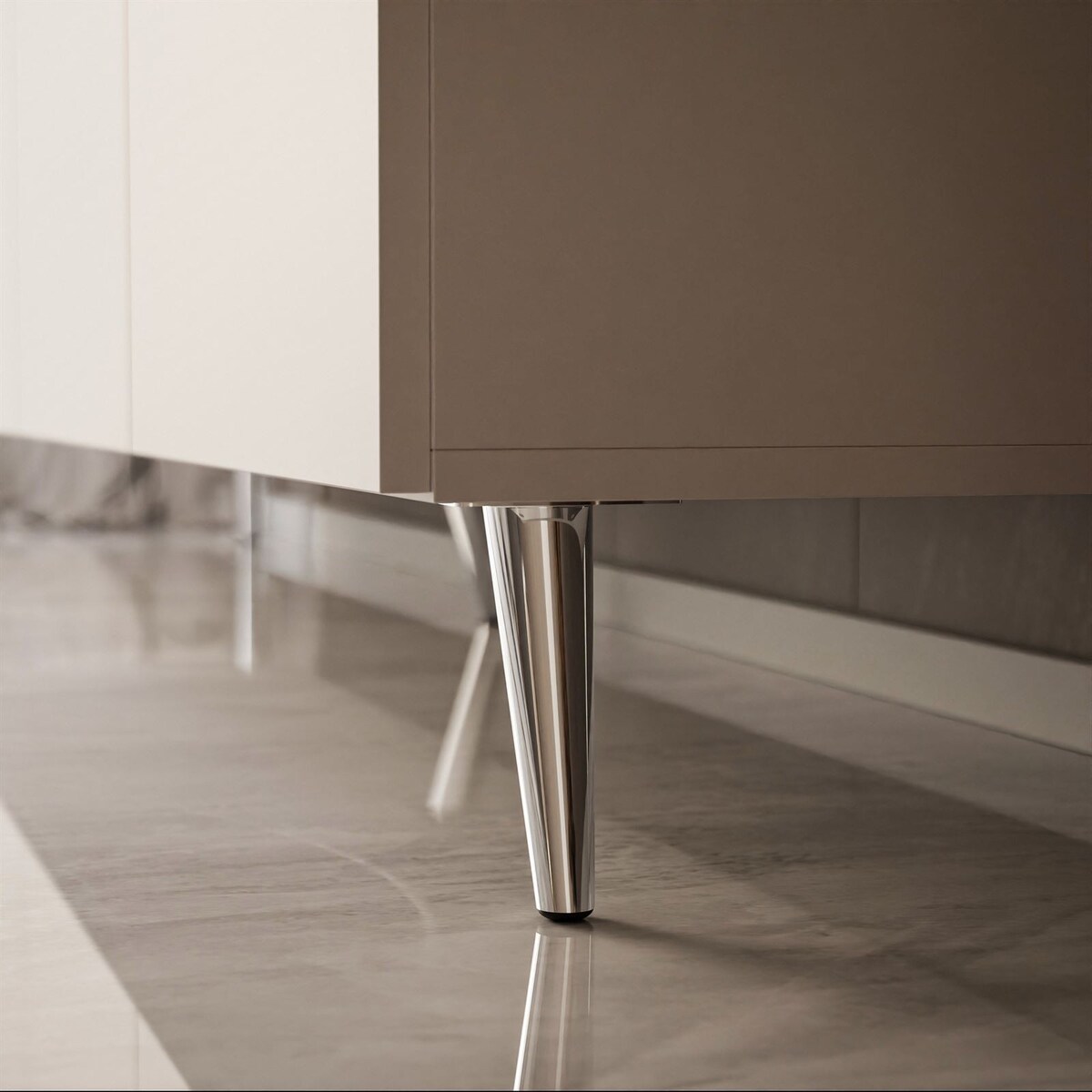 Szafka RTV COLGANTE KASZMIR 200 cm chromowane nogi