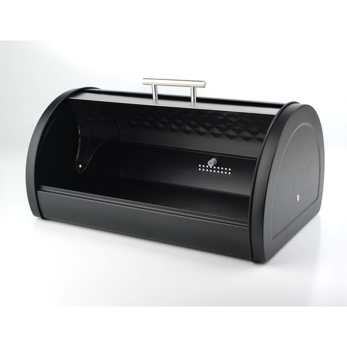 DIAMOND Chlebak metal 37,8x25,5xh18cm BLACK COOKINI