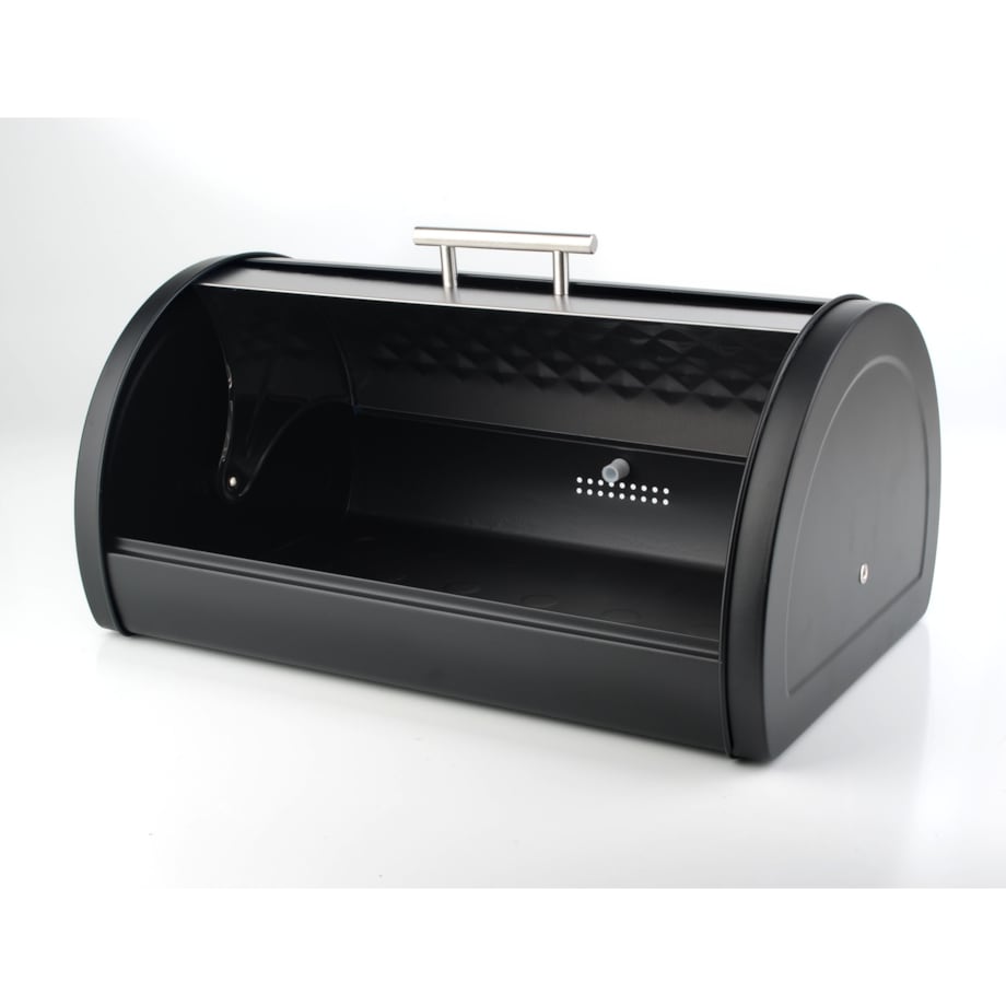 DIAMOND Chlebak metal 37,8x25,5xh18cm BLACK COOKINI