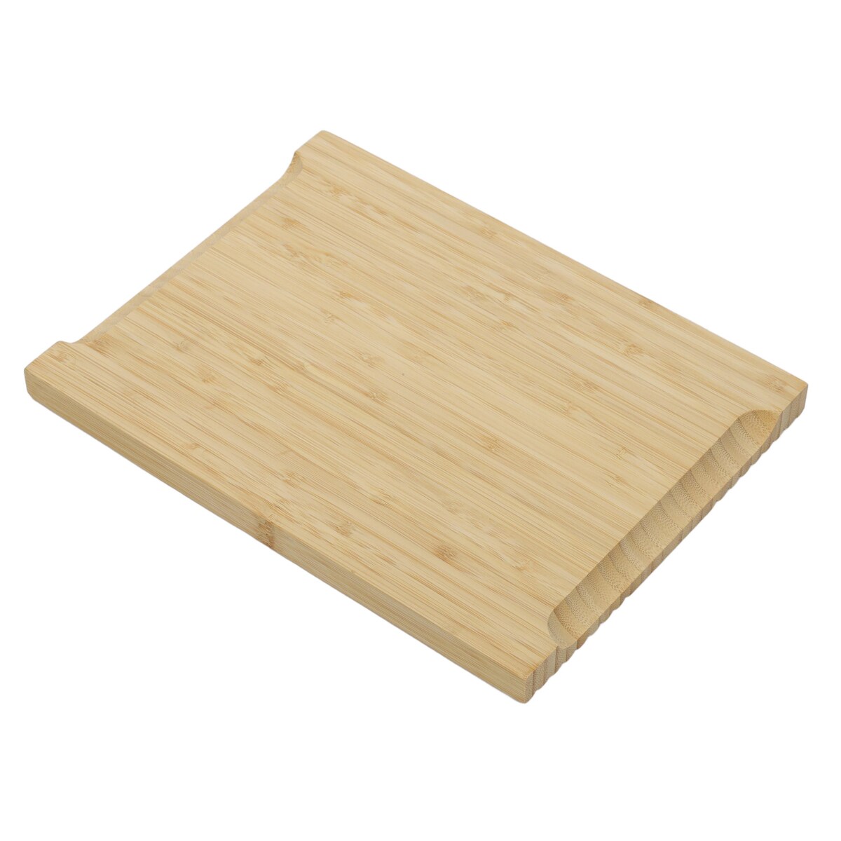 Żłobiona taca do serwowania, bambus