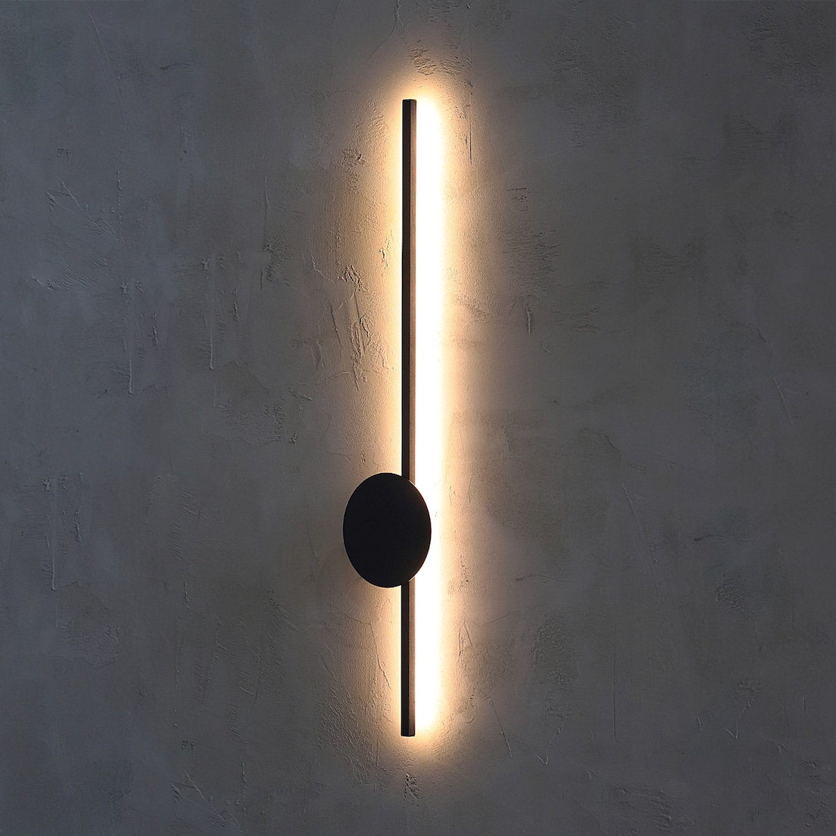 Kinkiet LED 36W JAVA II Black 93 cm TK Lighting – nowoczesna lampa ścienna czarna, neutralna biel 4000K