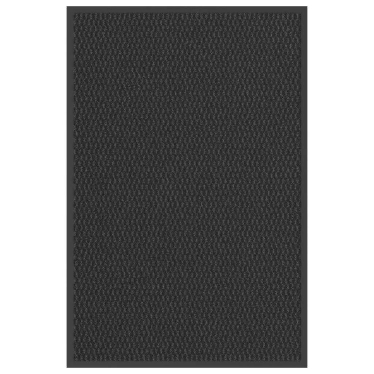 vidaXL Wycieraczka Czarna 60x90 cm