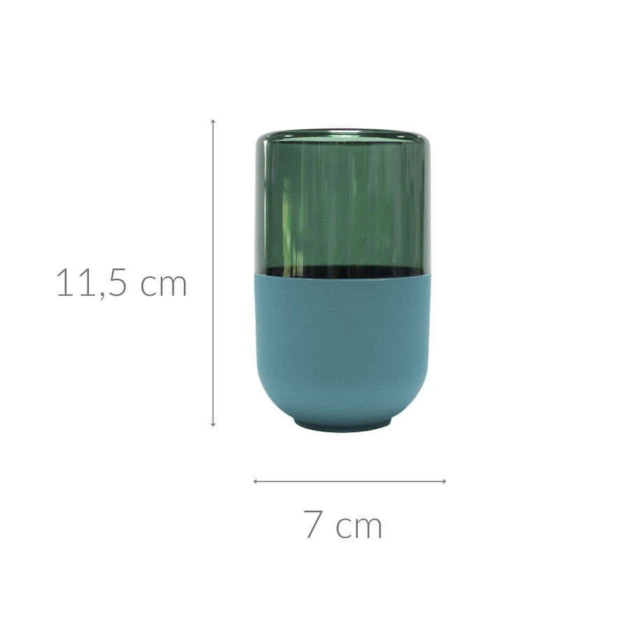 Plastikowy kubek na szczoteczki, 7 x 11,5 cm
