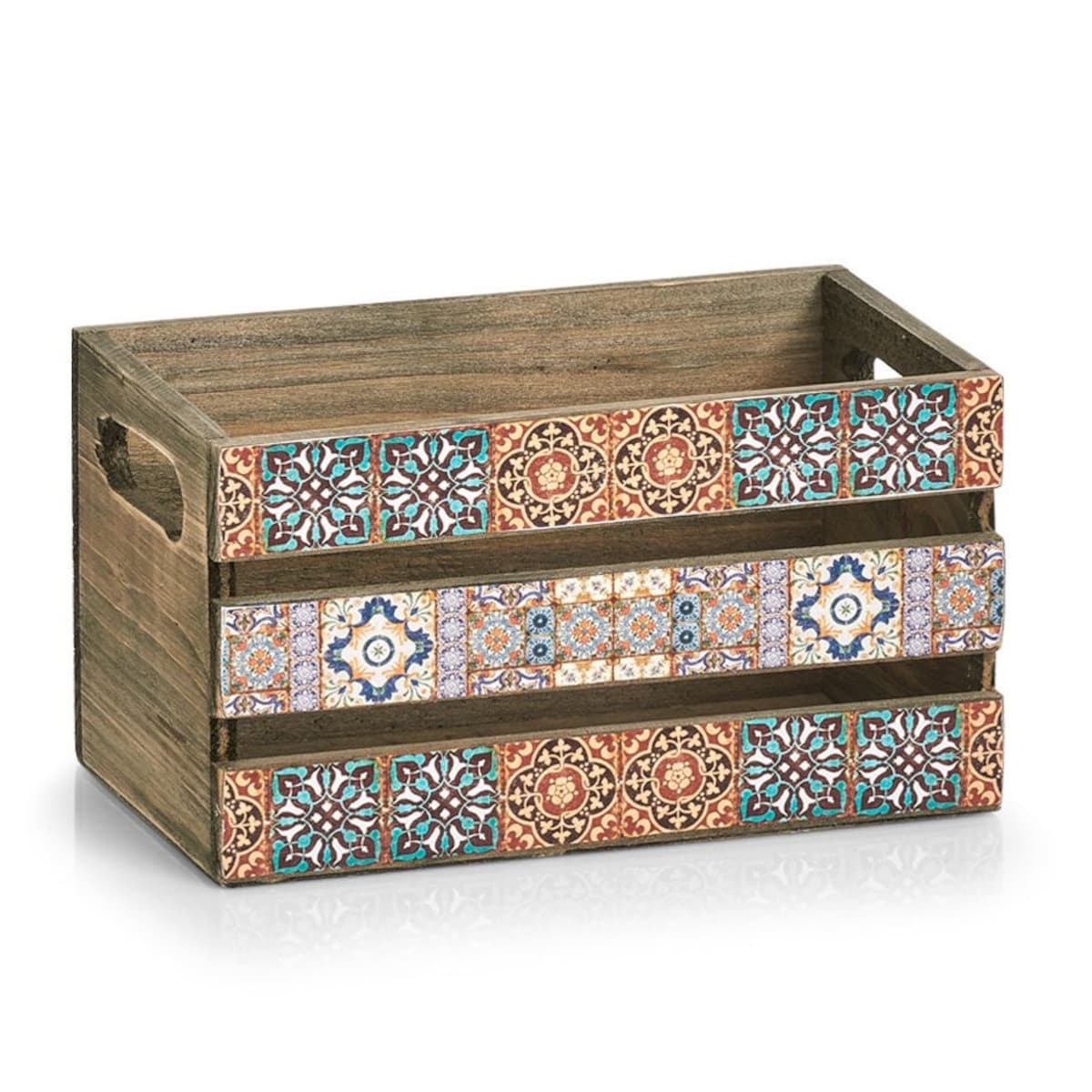 Skrzynka dekoracyjna na przybory MOSAIC, 24 x 14 x 13,5 cm, ZELLER, MDF