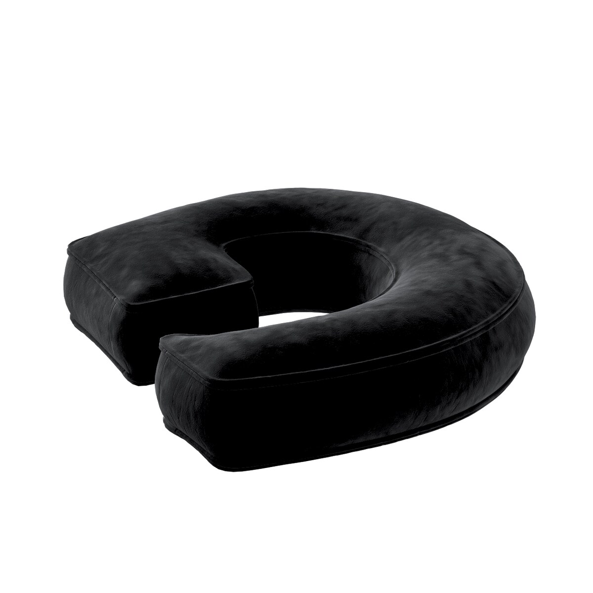 Poduszka literka G, głęboka czerń, 35x40cm, Posh Velvet