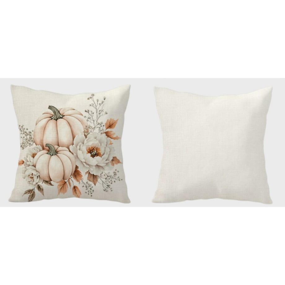 Poszewka na poduszkę 45x45cm piękny druk jesień, dynie - POD242