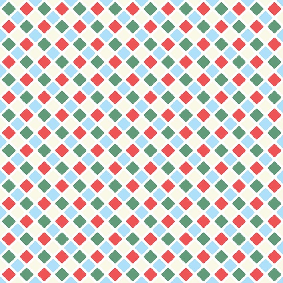 Bieżnik świąteczny - Świąteczna kratka - 40x220