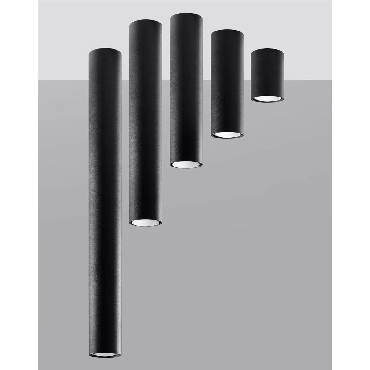 Plafon LAGOS 10 czarny