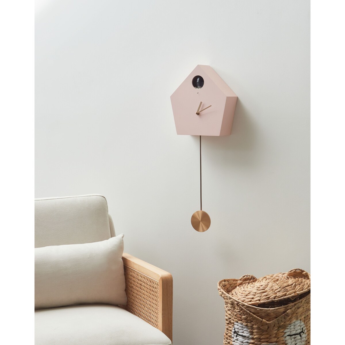 Zegar ścienny ARBAZ 24 cm Różowy