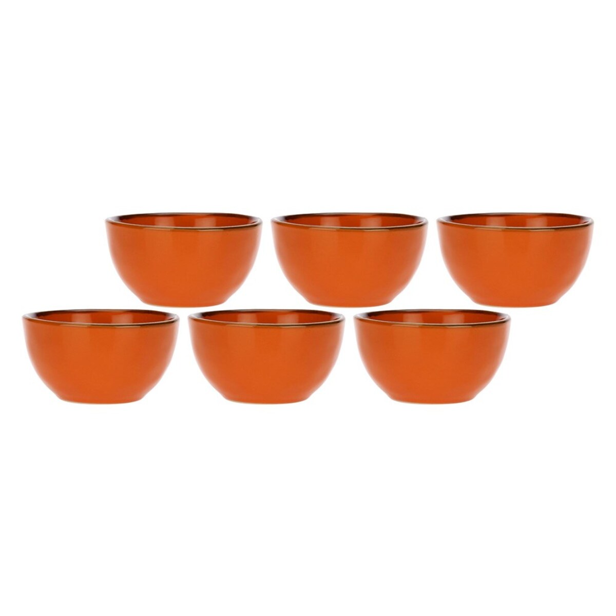 Zestaw 6 misek na owoce Concerto Arancione - Pomarańczowy, 11 cm