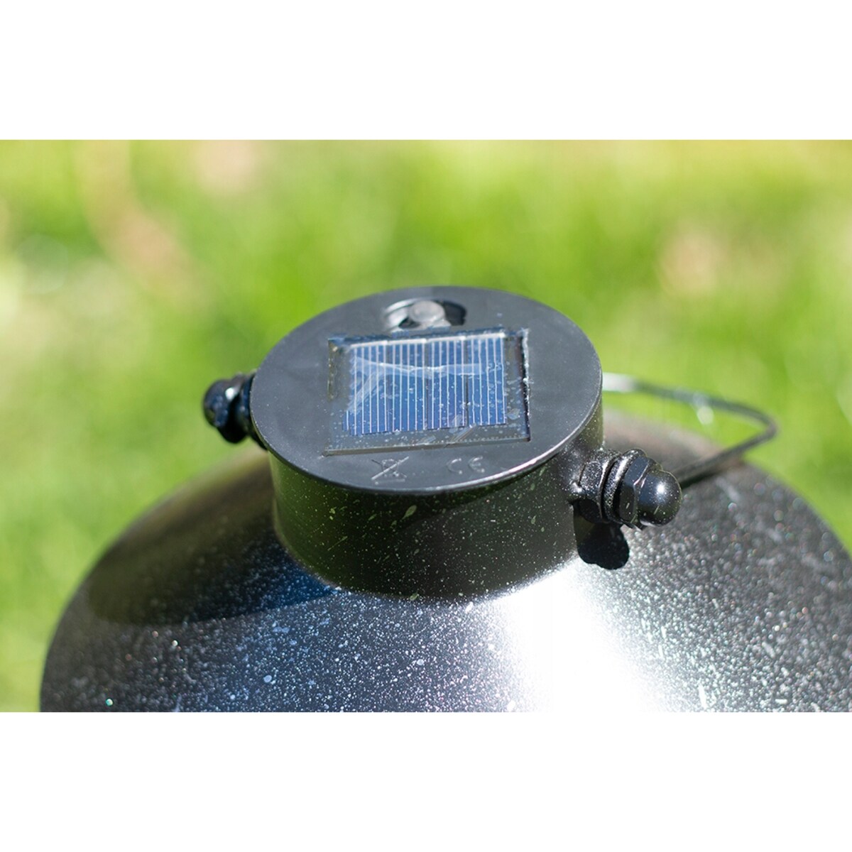 LAMPION PINNE SOLARNY czarny do wbicia w ziemię