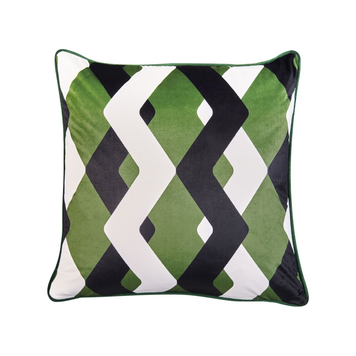 Zestaw 2 poduszek ogrodowych SWAY Wzór geometryczny 45 x 45 cm Kolorowy