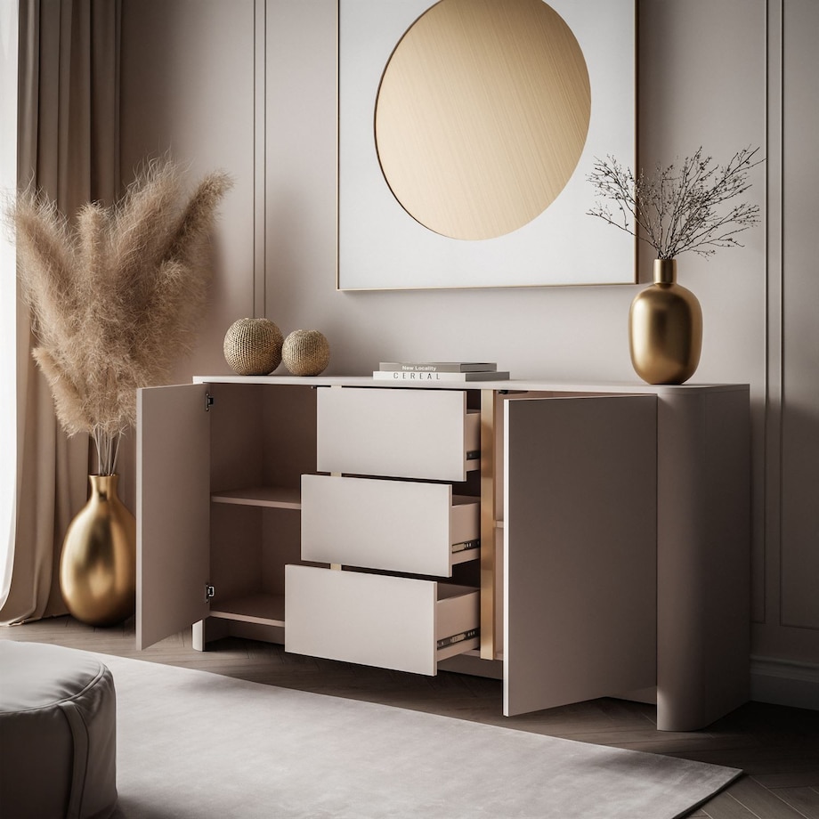 Komoda z szufladami DESTINY KASZMIR KSZ-168, kaszmir