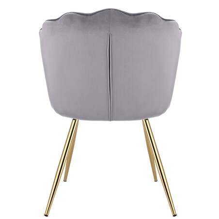 KRZESŁO Fiore szare