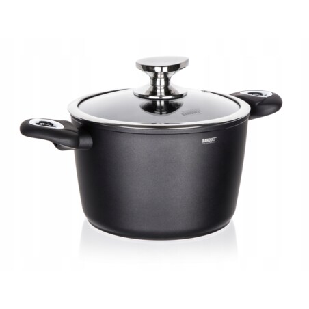 GARNEK aluminiowy 3,3L do gotowania obiadu zupa jedzenia na prezent mamy