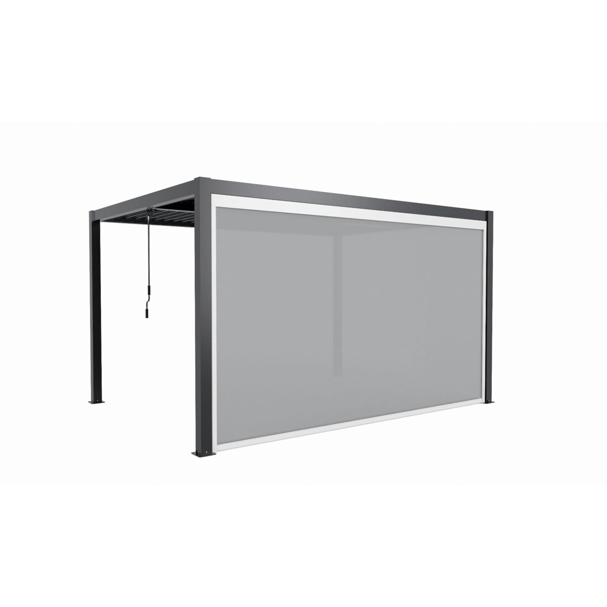 Markiza tarasowa do pergoli biała 3m aluminiowa