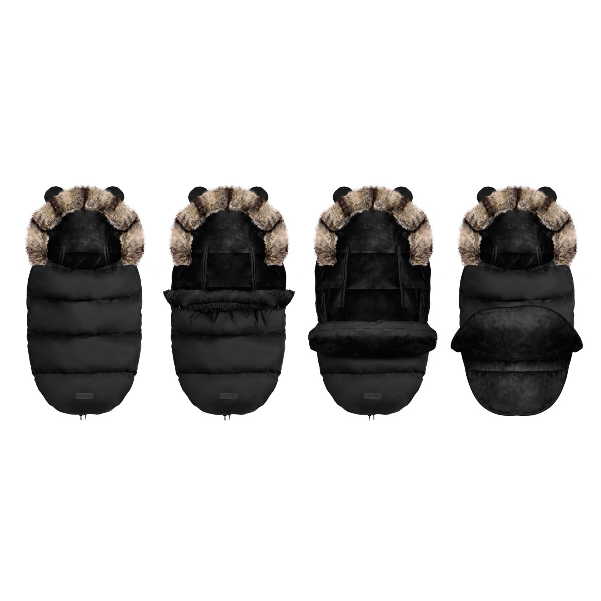 Śpiworek zimowy do wózka gondoli na sanki gruby Ricokids