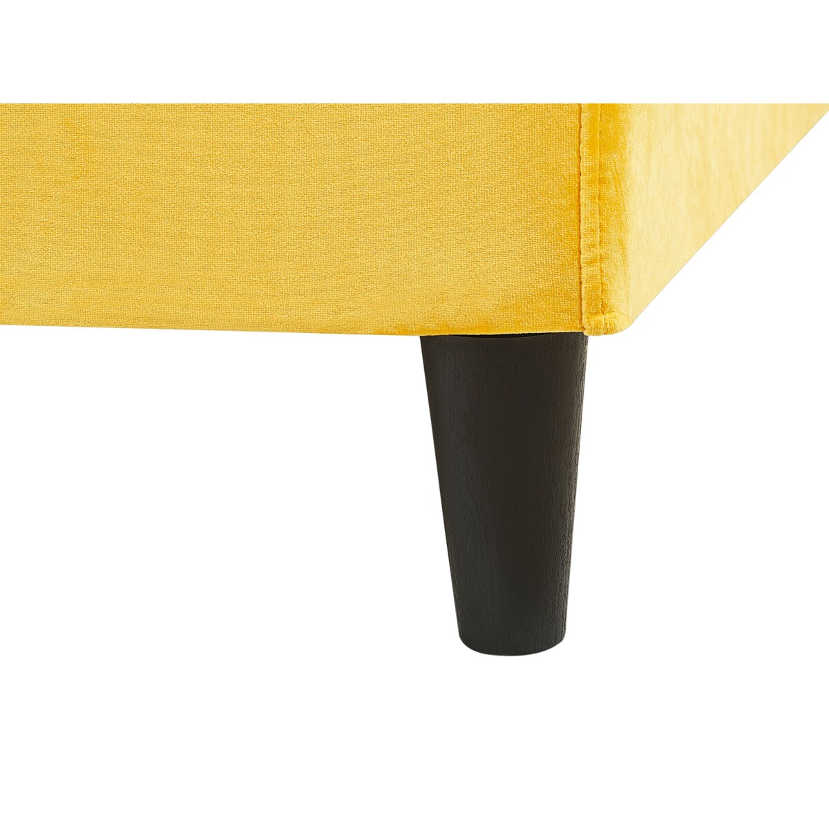 Wymienne obicie do łóżka 180 x 200 cm żółte FITOU