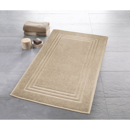 Kleine Wolke Lodge Wegański Dywanik Frotte naturalny beż 50x 80 cm ECO LIVING