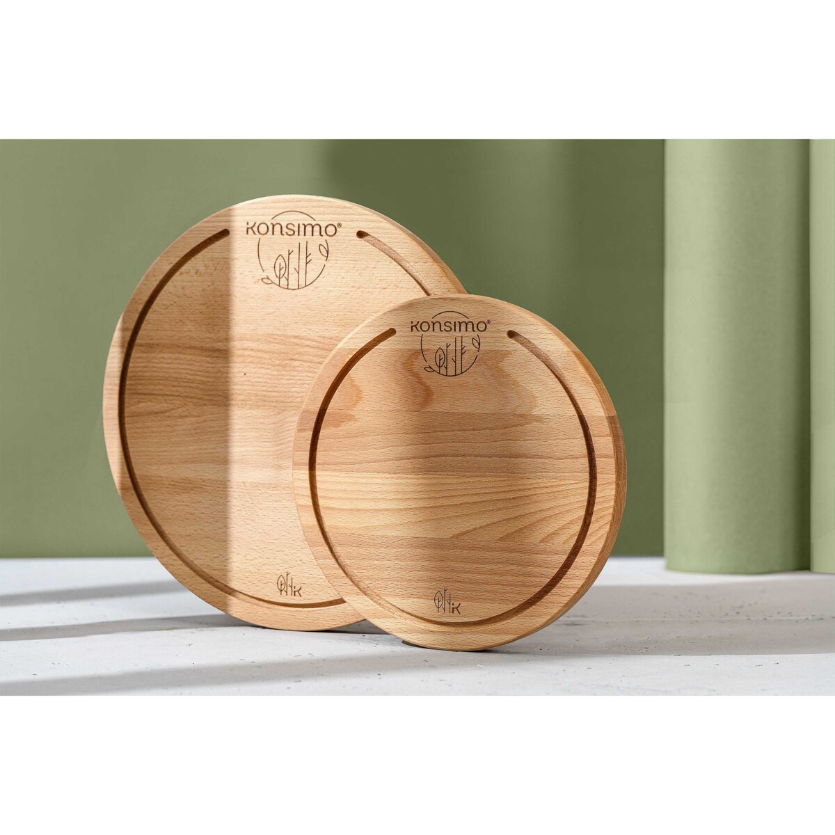 Konsimo LESTE Deska do krojenia (2szt.), drewno bukowe