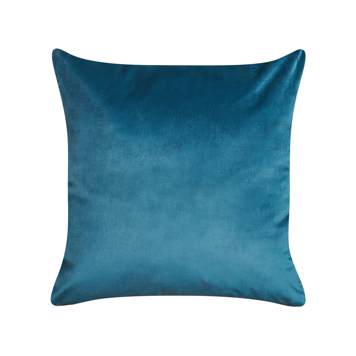 2 welurowe poduszki dekoracyjne w liście 45 x 45 cm niebieskie MONSTERA