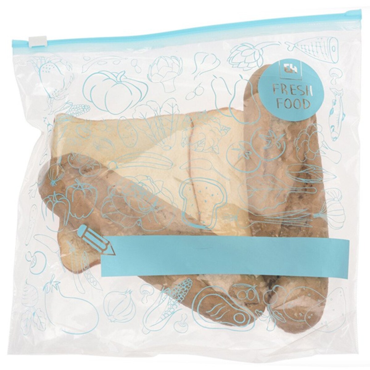 Woreczki do przechowywania żywności, 3 L, 10 sztuk