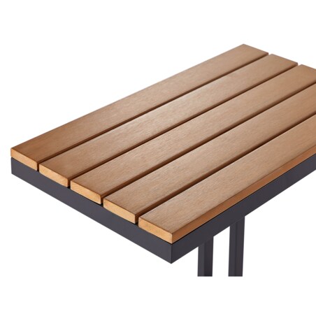 Stół ogrodowy MDF Czarny MESSINA