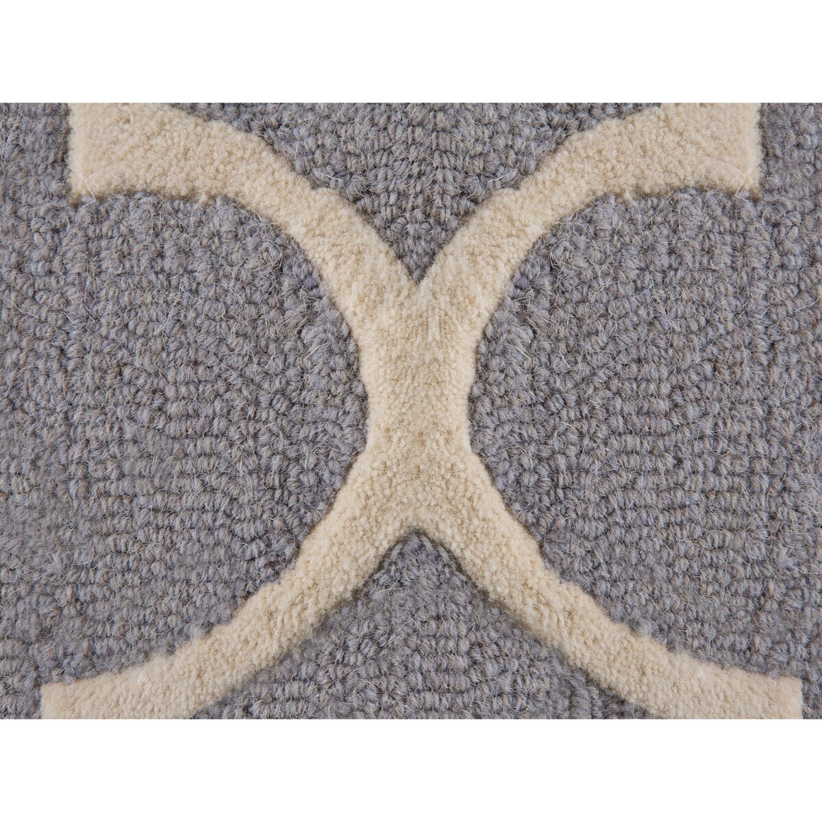 Dywan wełniany 140 x 200 cm szary SILVAN