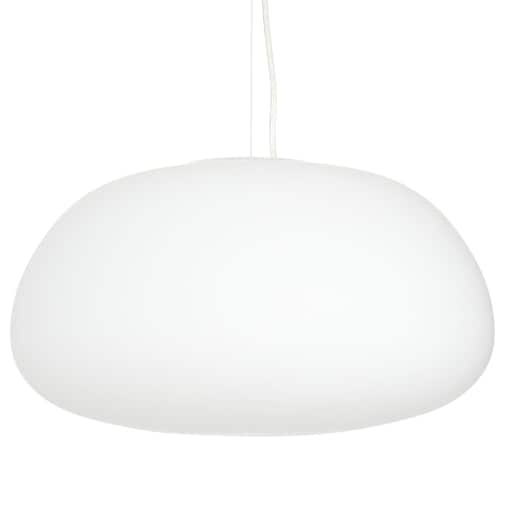 Wisząca lampa LUCIDUM FLAT ST-8718 Step jadalniana szkło mleczne akryl biała