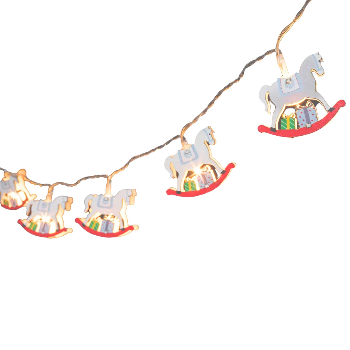 Girlanda LED, koniki na biegunach