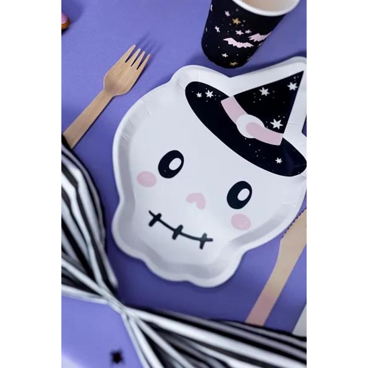 Talerzyki Czaszka, 18x27 cm, mix